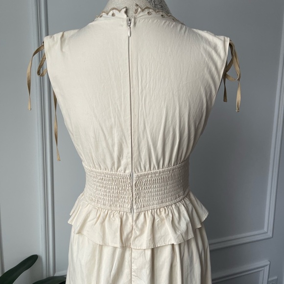 Moon River Vintage Inspired Cream Dress - Picture 4 of 12